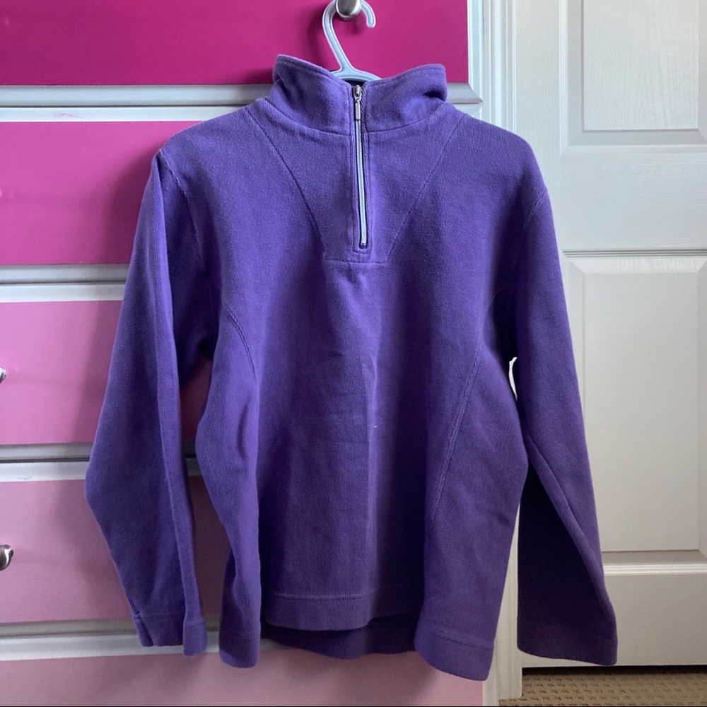 Lady Hathaway vintage purple quarter zip